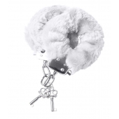 Наручники с белой меховой опушкой - ToyFa - купить с доставкой в Домодедово