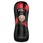 Мастурбатор-вагина Vibrating Pussy Stroker с вибрацией - Pipedream - в Домодедово купить с доставкой