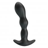 Черный анальный стимулятор простаты с вибрацией Special Anal Massager - 14,5 см. - Baile - в Домодедово купить с доставкой