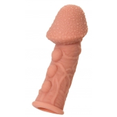 Насадка на фаллос с пузыриками, венками и ребристостью KOKOS Extreme Sleeve 09 - 12,7 см. - KOKOS - в Домодедово купить с доставкой