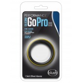 Черно-желтое силиконовое эрекционное кольцо Silicone Go Pro Cock Ring - Blush Novelties - в Домодедово купить с доставкой