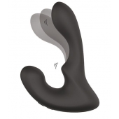 Чёрный массажер простаты с 2 моторами BOOTY ROCKER - Dream Toys - в Домодедово купить с доставкой
