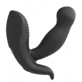 Черный вибромассажер простаты PROSTATE HERO - Dream Toys - в Домодедово купить с доставкой