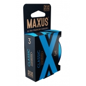Классические презервативы в железном кейсе MAXUS Classic - 3 шт. - Maxus - купить с доставкой в Домодедово