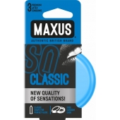 Классические презервативы в железном кейсе MAXUS Classic - 3 шт. - Maxus - купить с доставкой в Домодедово