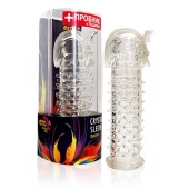Закрытая прозрачная насадка на пенис Crystal Sleeve Faraon - 13,5 см. - Erowoman-Eroman - в Домодедово купить с доставкой