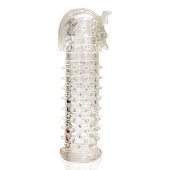 Закрытая прозрачная насадка на пенис Crystal Sleeve Faraon - 13,5 см. - Erowoman-Eroman - в Домодедово купить с доставкой