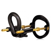 Черный экстендер-растяжитель пениса - Sex Expert - в Домодедово купить с доставкой