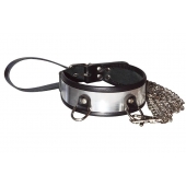 Стильный ошейник с металлическим блеском и поводком - Sitabella - купить с доставкой в Домодедово