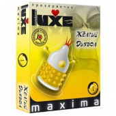 Презерватив LUXE Maxima  Желтый дьявол  - 1 шт. - Luxe - купить с доставкой в Домодедово