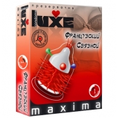 Презерватив LUXE Maxima  Французский связной  - 1 шт. - Luxe - купить с доставкой в Домодедово
