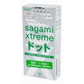 Презервативы Sagami Xtreme Type-E с точками - 10 шт. - Sagami - купить с доставкой в Домодедово