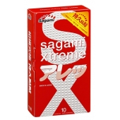 Утолщенные презервативы Sagami Xtreme Feel Long с точками - 10 шт. - Sagami - купить с доставкой в Домодедово