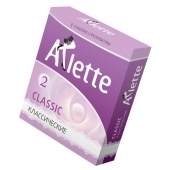 Классические презервативы Arlette Classic - 3 шт. - Arlette - купить с доставкой в Домодедово