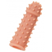 Телесная реалистичная насадка KOKOS Extreme Sleeve 03 с дополнительной стимуляцией - 12,7 см. - KOKOS - в Домодедово купить с доставкой