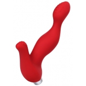 Красный силиконовый вибростимулятор простаты Proman - 12,5 см. - ToyFa - в Домодедово купить с доставкой