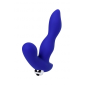 Синий силиконовый вибростимулятор простаты Stroman - 14,5 см. - ToyFa - в Домодедово купить с доставкой