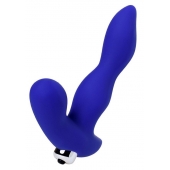 Синий силиконовый вибростимулятор простаты Stroman - 14,5 см. - ToyFa - в Домодедово купить с доставкой