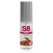 Смазка на водной основе S8 Flavored Lube со вкусом вишни - 50 мл. - Stimul8 - купить с доставкой в Домодедово