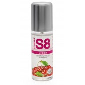 Смазка на водной основе S8 Flavored Lube со вкусом вишни - 125 мл. - Stimul8 - купить с доставкой в Домодедово