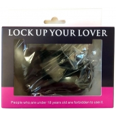 Черные меховые наручники Love с ключиками - Baile - купить с доставкой в Домодедово