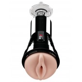 Телесный вибромастурбатор-вагина Cock Compressor Vibrating Stroker - Pipedream - в Домодедово купить с доставкой