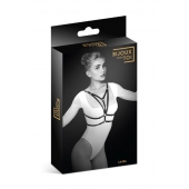 Черная упряжь на грудь Laura - Bijoux Pour Toi - купить с доставкой в Домодедово