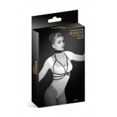Черная упряжь на грудь Julia - Bijoux Pour Toi - купить с доставкой в Домодедово