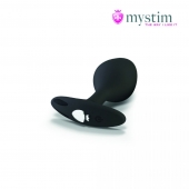 Черная пробка Mystim Rocking Vibe S с возможностью подключения к электростимулятору - 9,7 см. - MyStim - купить с доставкой в Домодедово