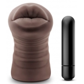 Коричневый мастурбатор-ротик Renee - Blush Novelties - в Домодедово купить с доставкой
