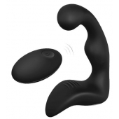 Черный вибромассажер простаты REMOTE BOOTY PLEASER - Dream Toys - в Домодедово купить с доставкой