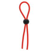 Красное эрекционное лассо с одной бусиной-утяжкой STRETCHY THIN LASSO - Dream Toys - в Домодедово купить с доставкой