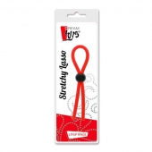 Красное эрекционное лассо с одной бусинкой-утяжкой STRETCHY THICK LASSO - Dream Toys - в Домодедово купить с доставкой