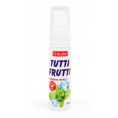 Гель-смазка Tutti-frutti со вкусом сладкой мяты - 30 гр. - Биоритм - купить с доставкой в Домодедово