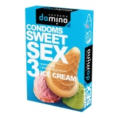 Презервативы для орального секса DOMINO Sweet Sex с ароматом мороженого - 3 шт. - Domino - купить с доставкой в Домодедово