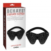 Черная маска на глаза Behave - Chisa - купить с доставкой в Домодедово