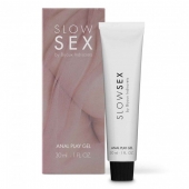 Лубрикант на водной основе Slow Sex Anal Play Gel - 30 мл. - Bijoux Indiscrets - купить с доставкой в Домодедово