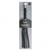 Черная плеть Easytoys Flogger With Metal Grip - 38 см. - Easy toys - купить с доставкой в Домодедово