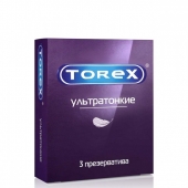Презервативы Torex  Ультратонкие  - 3 шт. - Torex - купить с доставкой в Домодедово