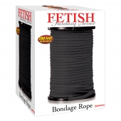 Черная веревка для связывания Bondage Rope - 60,9 м. - Pipedream - купить с доставкой в Домодедово