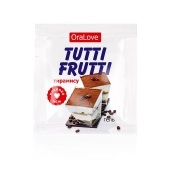 Пробник гель-смазки Tutti-frutti со вкусом тирамису - 4 гр. - Биоритм - купить с доставкой в Домодедово