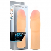 Телесная насадка-удлинитель на пенис PERFORMANCE 1.5INCH COCK XTENDER - 16 см. - Blush Novelties - в Домодедово купить с доставкой