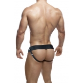 Черный мужской страпон DR. SKIN 6INCH HOLLOW STRAP ON - 16 см. - Blush Novelties - купить с доставкой в Домодедово