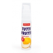 Гель-смазка Tutti-frutti со вкусом сочной дыни - 30 гр. - Биоритм - купить с доставкой в Домодедово