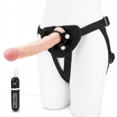 Регулируемые трусики с вибрирующей насадкой - 21 см. - Lux Fetish - купить с доставкой в Домодедово