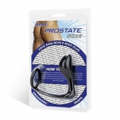 Стимулятор простаты с фиксацией эрекционным кольцом Prostate Gear - BlueLine - в Домодедово купить с доставкой
