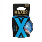 Классические презервативы в пластиковом кейсе MAXUS Classic - 3 шт. - Maxus - купить с доставкой в Домодедово