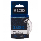 Классические презервативы в пластиковом кейсе MAXUS Classic - 3 шт. - Maxus - купить с доставкой в Домодедово