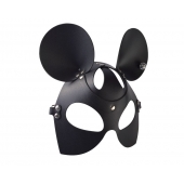 Черная кожаная маска  Мышка - Sitabella - купить с доставкой в Домодедово