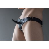 Черные трусики Better с анальной насадкой - 8 см. - Lola Games - купить с доставкой в Домодедово